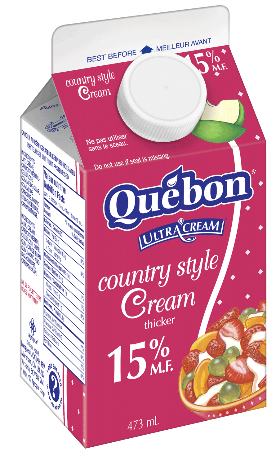 15 Country Style Cream Québon
