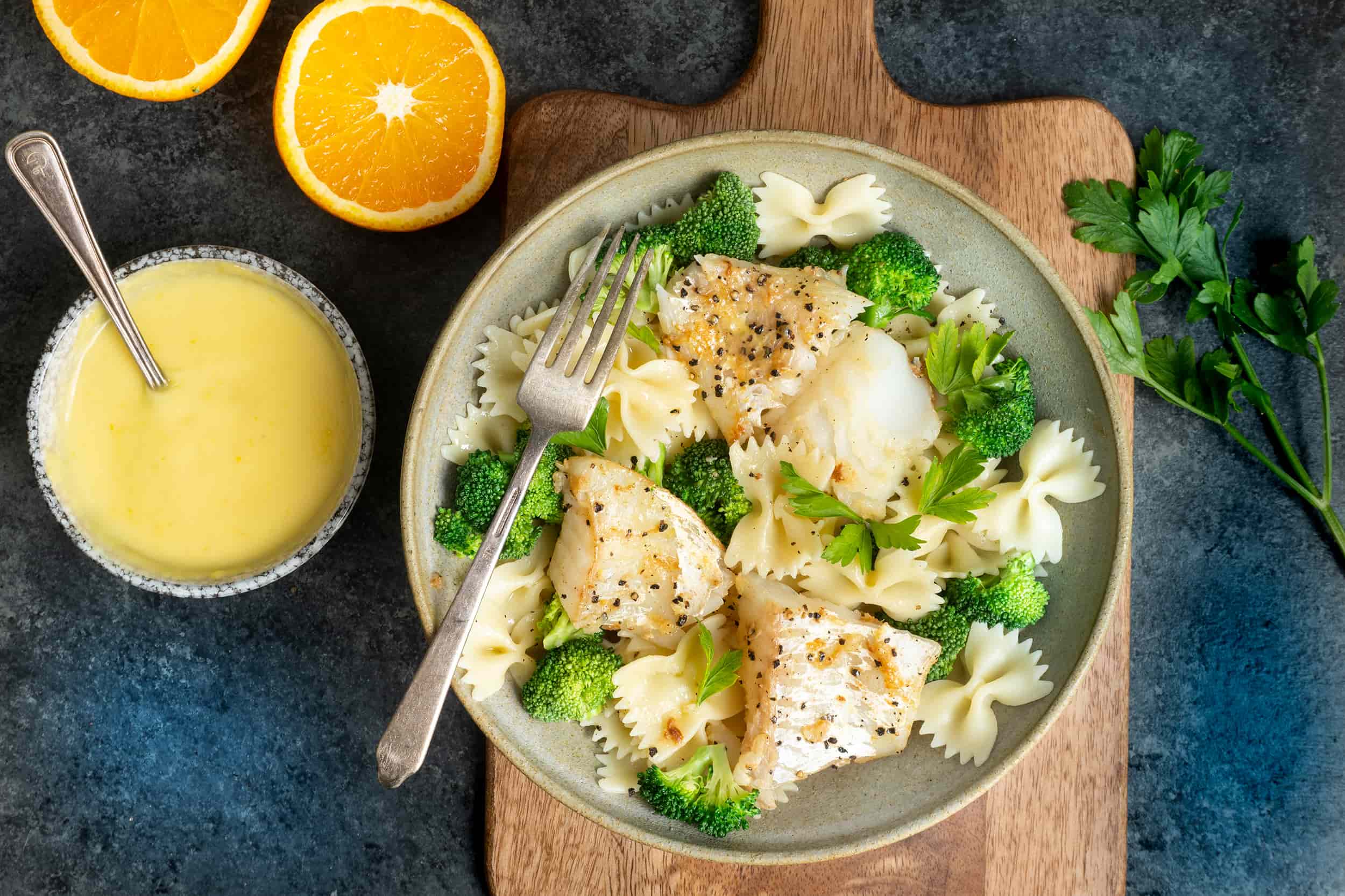 Fish with Creamy Sweet and Sour Orange Sauce | Québon