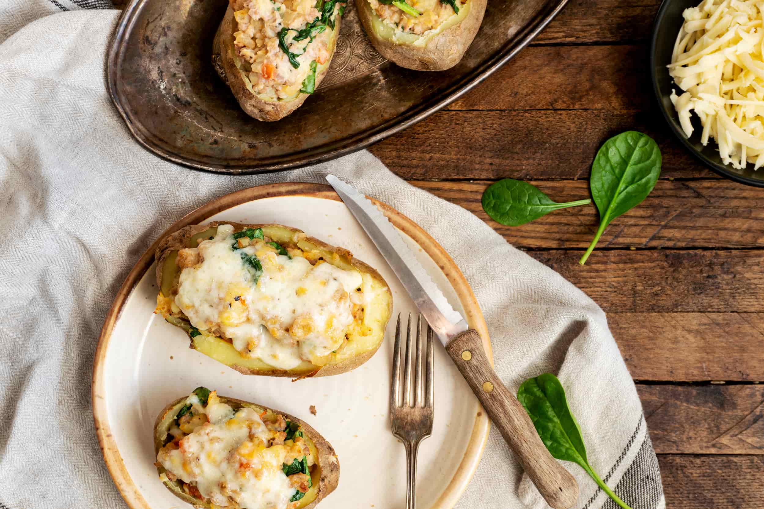 Stuffed Homegrown Potatoes | Québon