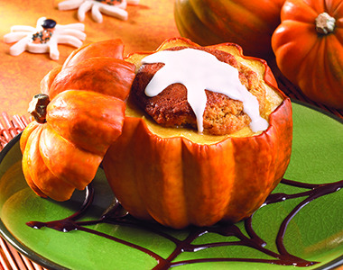 Muffin in a Pumpkin | Québon