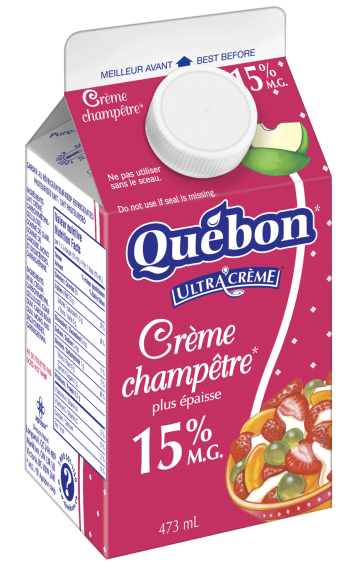 Crème champêtre 15 % Québon