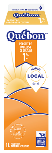 Lait de beurre 1 % Québon