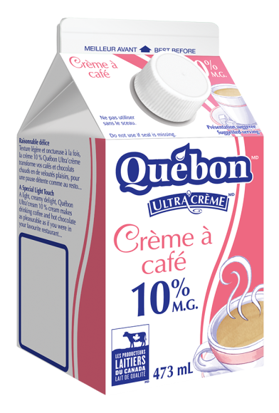 Crème à café 10 % Québon
