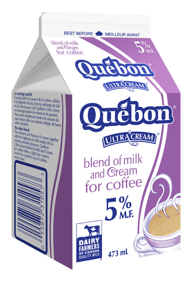 Québon 5% Cream & Milk Blend for Coffee 