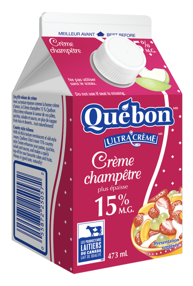 Crème champêtre 15 % Québon