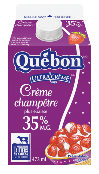 Crème champêtre 35 % Québon