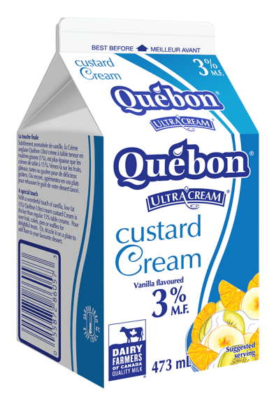 Québon 3% Custard Cream  