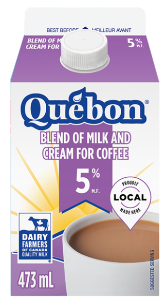 Québon 5% Cream & Milk Blend for Coffee 
