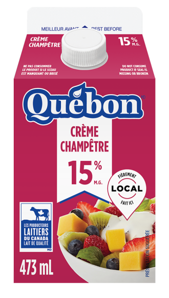 Crème champêtre 15 % Québon