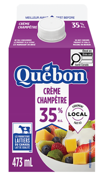 Crème champêtre 35 % Québon