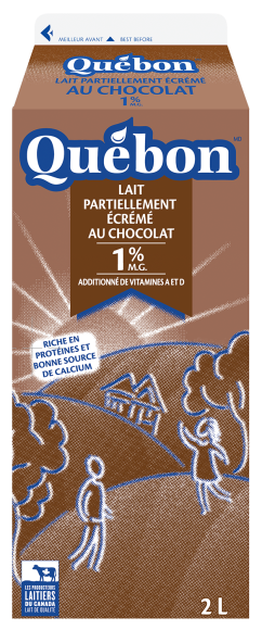 Lait au chocolat 1 % Québon