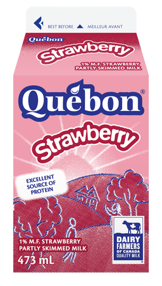 Québon 1% Strawberry Milk