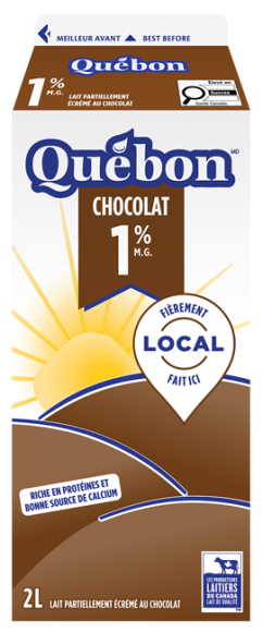 Lait au chocolat 1 % Québon