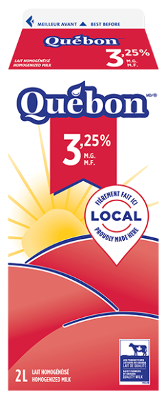 Lait blanc 3,25 % Québon