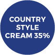 35% Country Style Cream Badge
