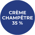 Badge Crème champêtre 35 % 