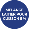 Badge mélange laitier pour cuisson 5 % 