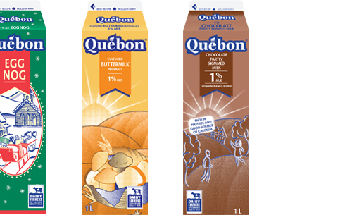 Laits aromatisés Québon