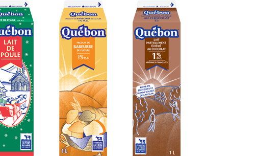 Laits aromatisés Québon