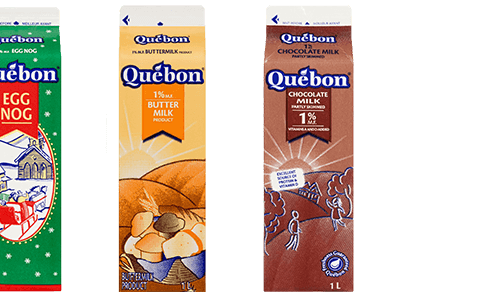 Laits aromatisés Québon