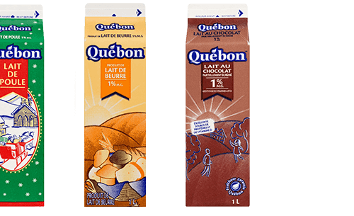 Laits aromatisés Québon