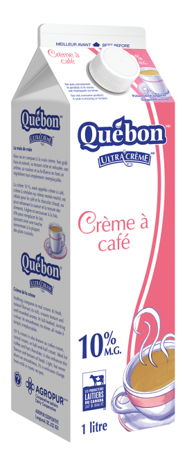 Québon crème à café 10% 1L