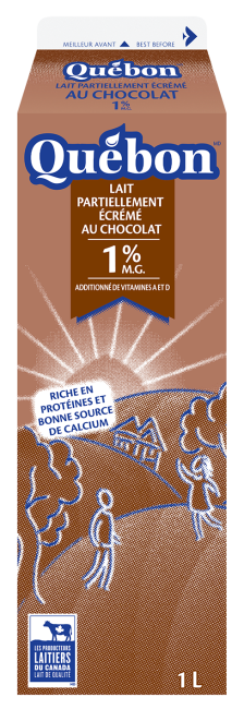 Québon lait au chocolat 1% 1L