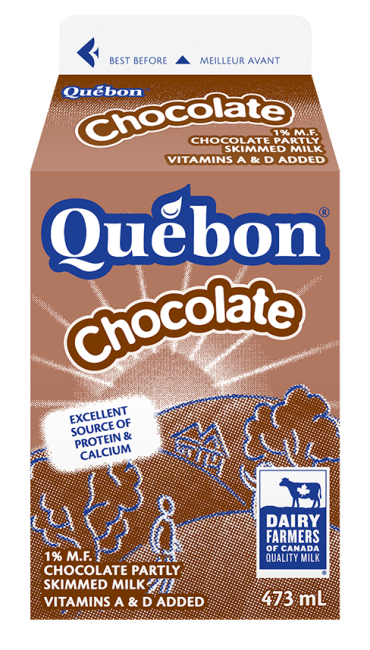 Québon 1% milk chocolat 473 ml