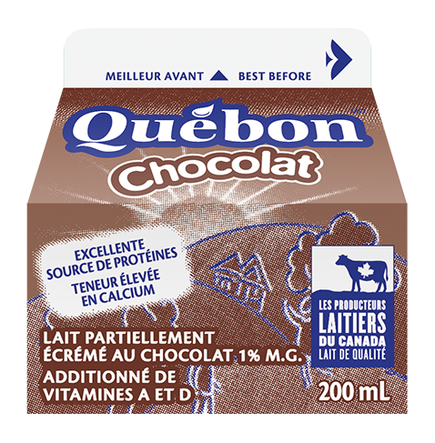 Québon lait au chocolat 1% 200ml