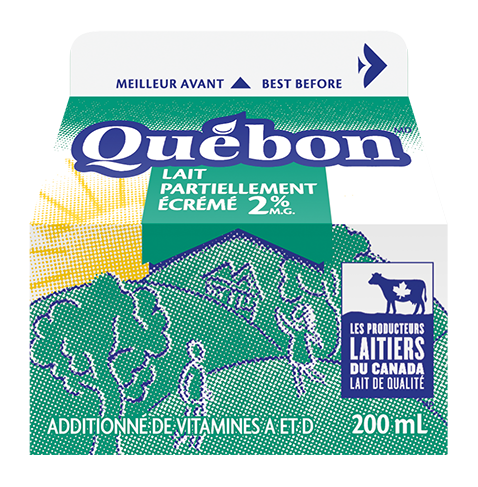 Québon Lait 2% 200ml