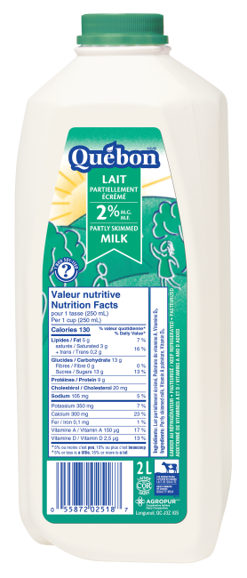 Lait 2% 2 L - Lait