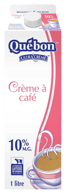 Québon crème à café 10% 1L