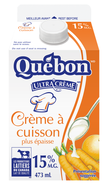 Crème à cuisson 15 % Québon 473ml