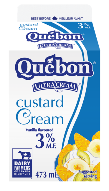 Québon 3% Custard cream