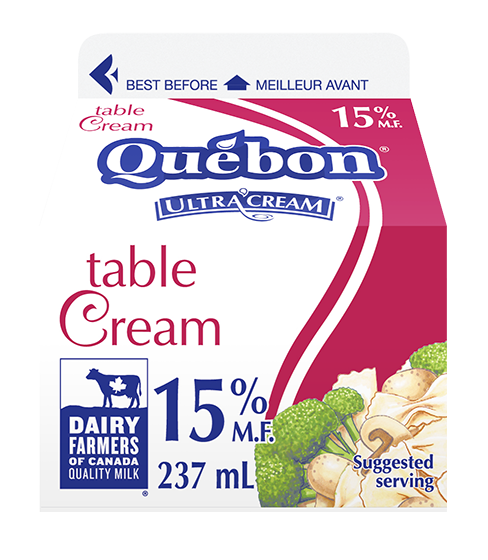 Québon table cream 15% 237 ml