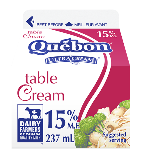 Québon table cream 15% 237 ml