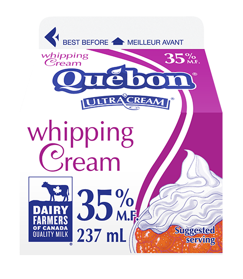 Québon Whipped Cream 35% 237 mL