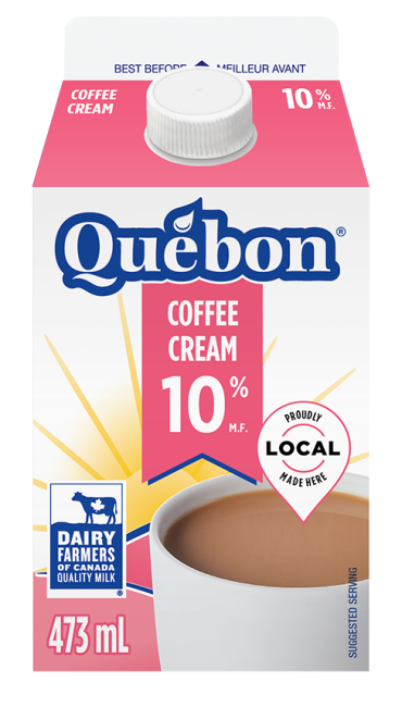 Québon 10% coffee cream 473 ml