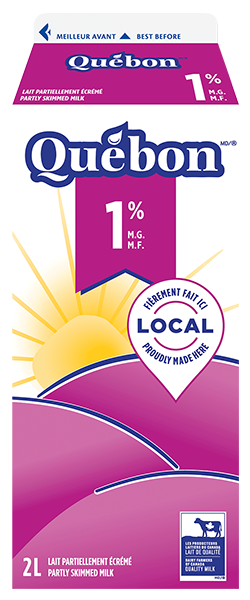 Québon Lait 1% 2L