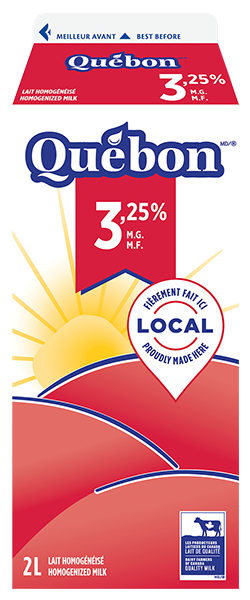 Lait Québon 3.25% 2L