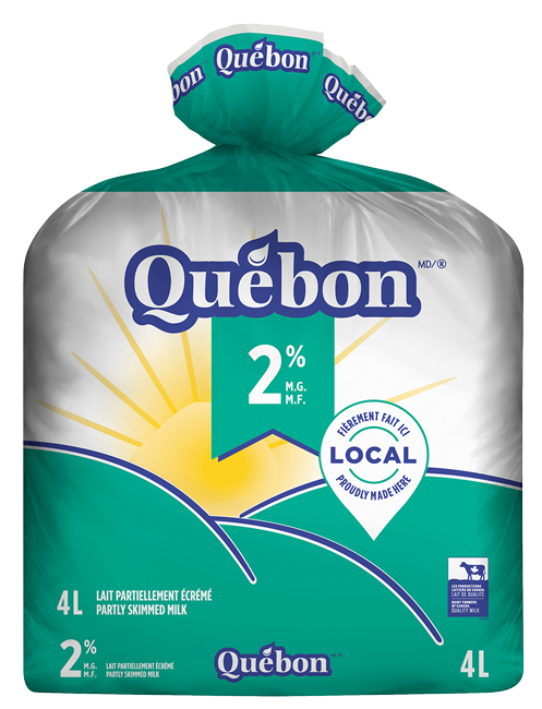  Québon Lait 2% 4L bag
