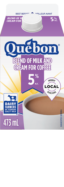 Québon 5% Cream & Milk Blend for Coffee 473ml