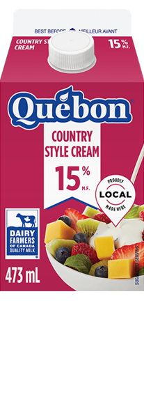 Québon 15 % country style cream 473 ml