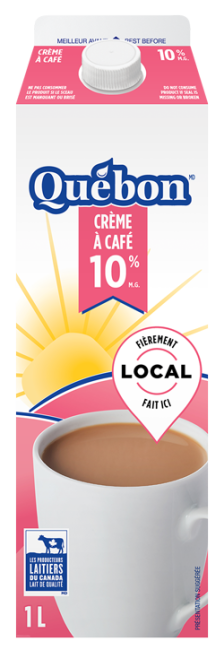 Québon crème à café 10% 1L