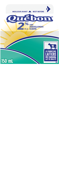 Québon Lait 2% 150mL