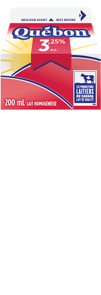 Québon lait 3.25% 200ml