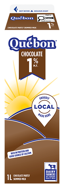 Québon 1% chocolat milk 1L