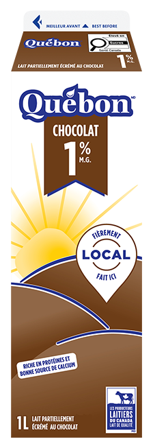 Québon lait au chocolat 1% 1L