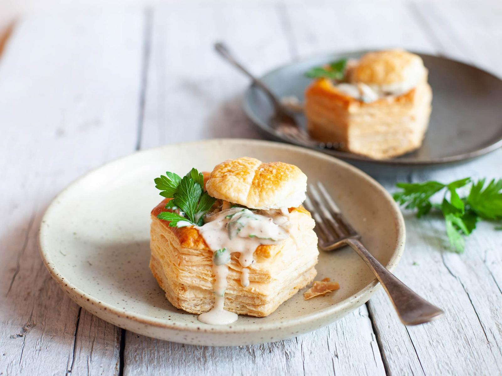 Feuilletés de champignons sauvages - Wild Mushroom Feuilletés